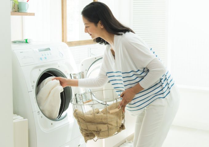 While doing housework